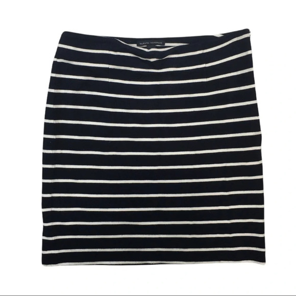 BT201 Banana Republic Nautical Striped Skirt 4 - Picture 1 of 4